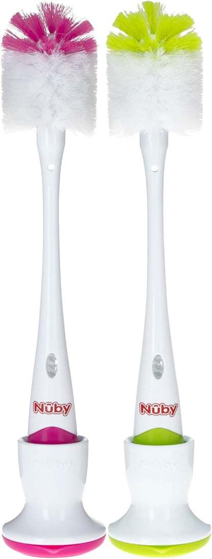 Nuby 2-in-1 Bottle and Nipple Brush