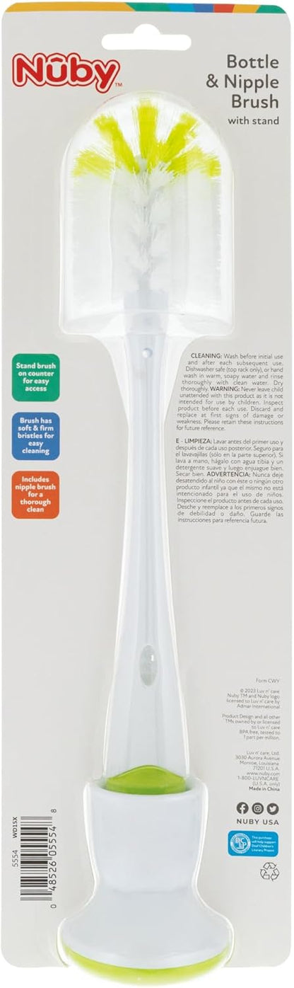 Nuby 2-in-1 Bottle and Nipple Brush