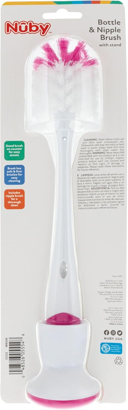 Nuby 2-in-1 Bottle and Nipple Brush