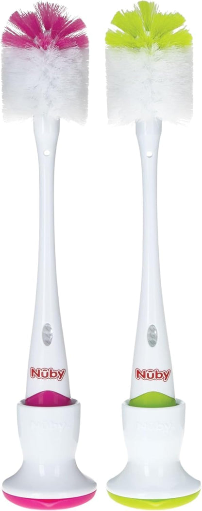 Nuby 2-in-1 Bottle and Nipple Brush