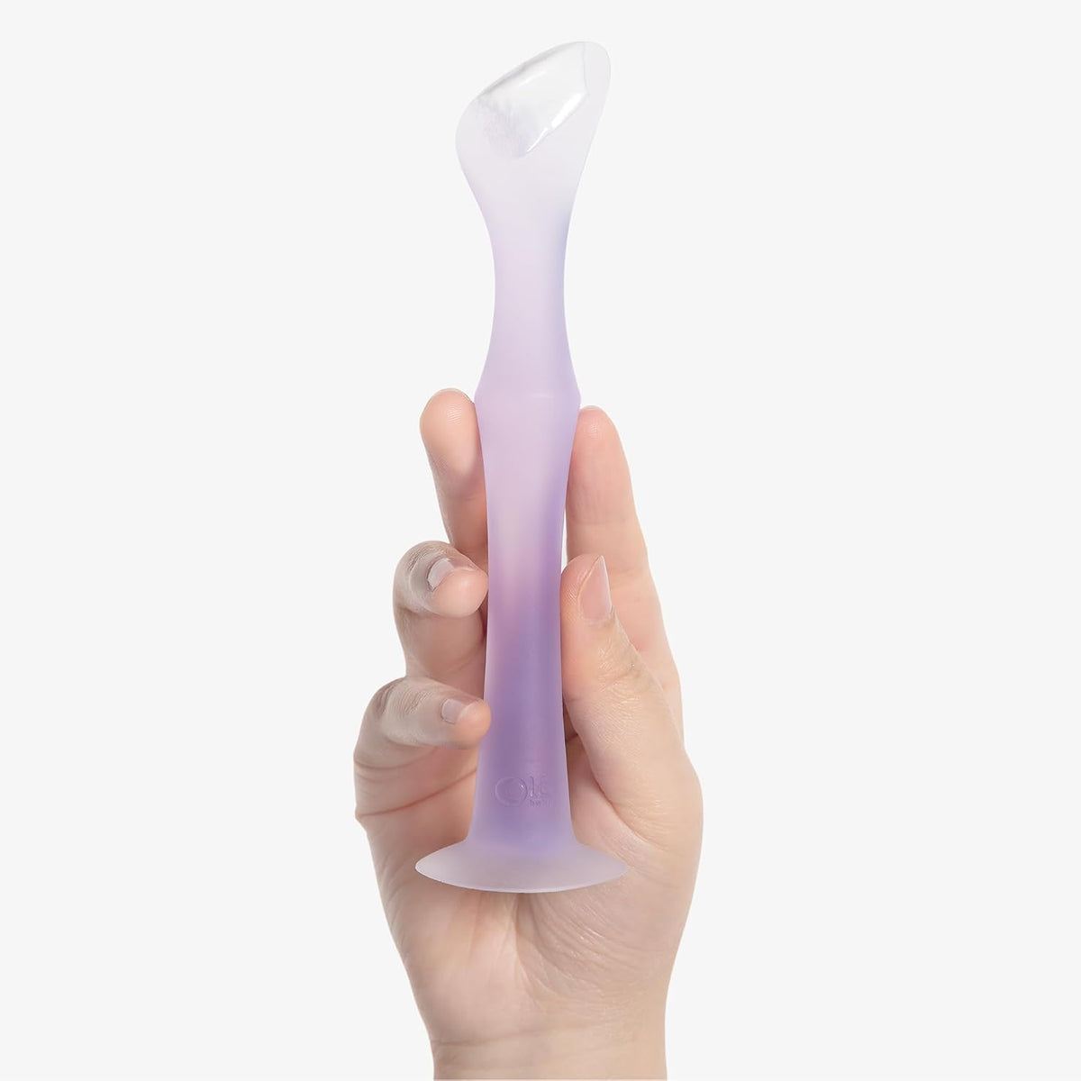 Diaper Rash Cream Applicator with Suction Base | Soft Silicone Lotion Brush | Bum Healing Ointment Spatula for Newborn Babies (Lilac)