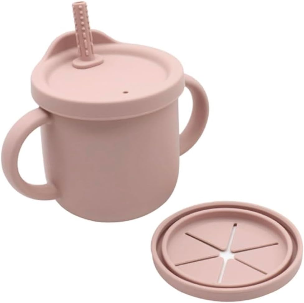OLA Silicone Snack Cup | Spill Proof Food Container for Toddler and Baby