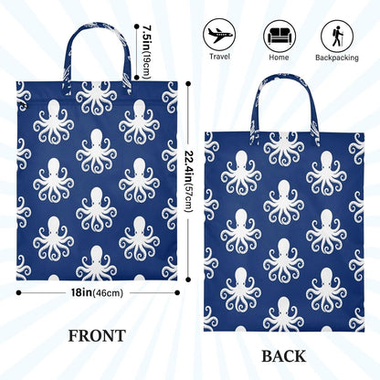 Cartoon Octopus Waterproof Travel Laundry Bag Easy Care 2 Packs