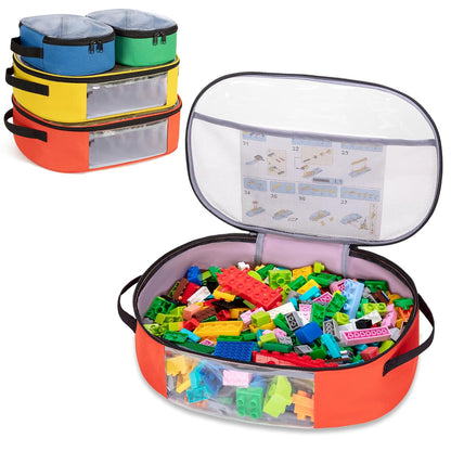 4-piece Toy Storage Organizer Bag Case for Building Blocks