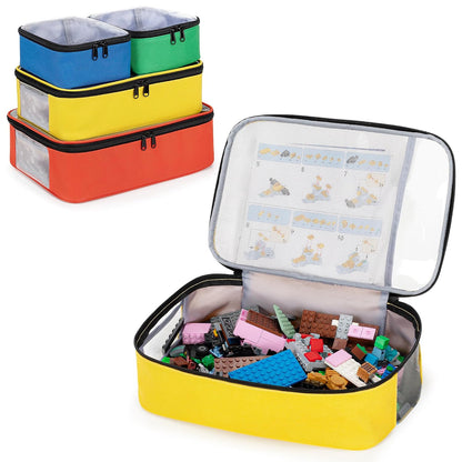 4-piece Toy Storage Organizer Bag Case for Building Blocks