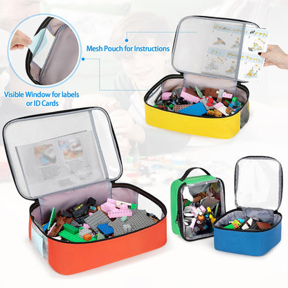 4-piece Toy Storage Organizer Bag Case for Building Blocks