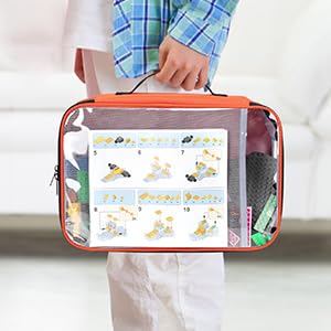 4-piece Toy Storage Organizer Bag Case for Building Blocks