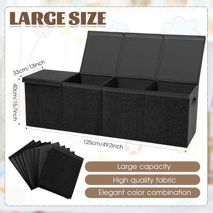 Extra Large Toy Chest with Lid,39 x 13 x 15.7'',Sage Green