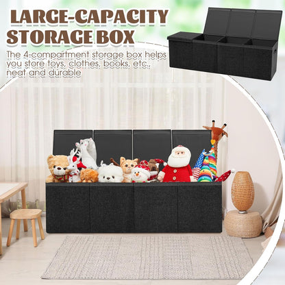 Extra Large Toy Chest with Lid,39 x 13 x 15.7'',Sage Green
