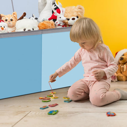 Extra Large Toy Chest with Lid,39 x 13 x 15.7'',Sage Green