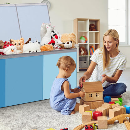 Extra Large Toy Chest with Lid,39 x 13 x 15.7'',Sage Green