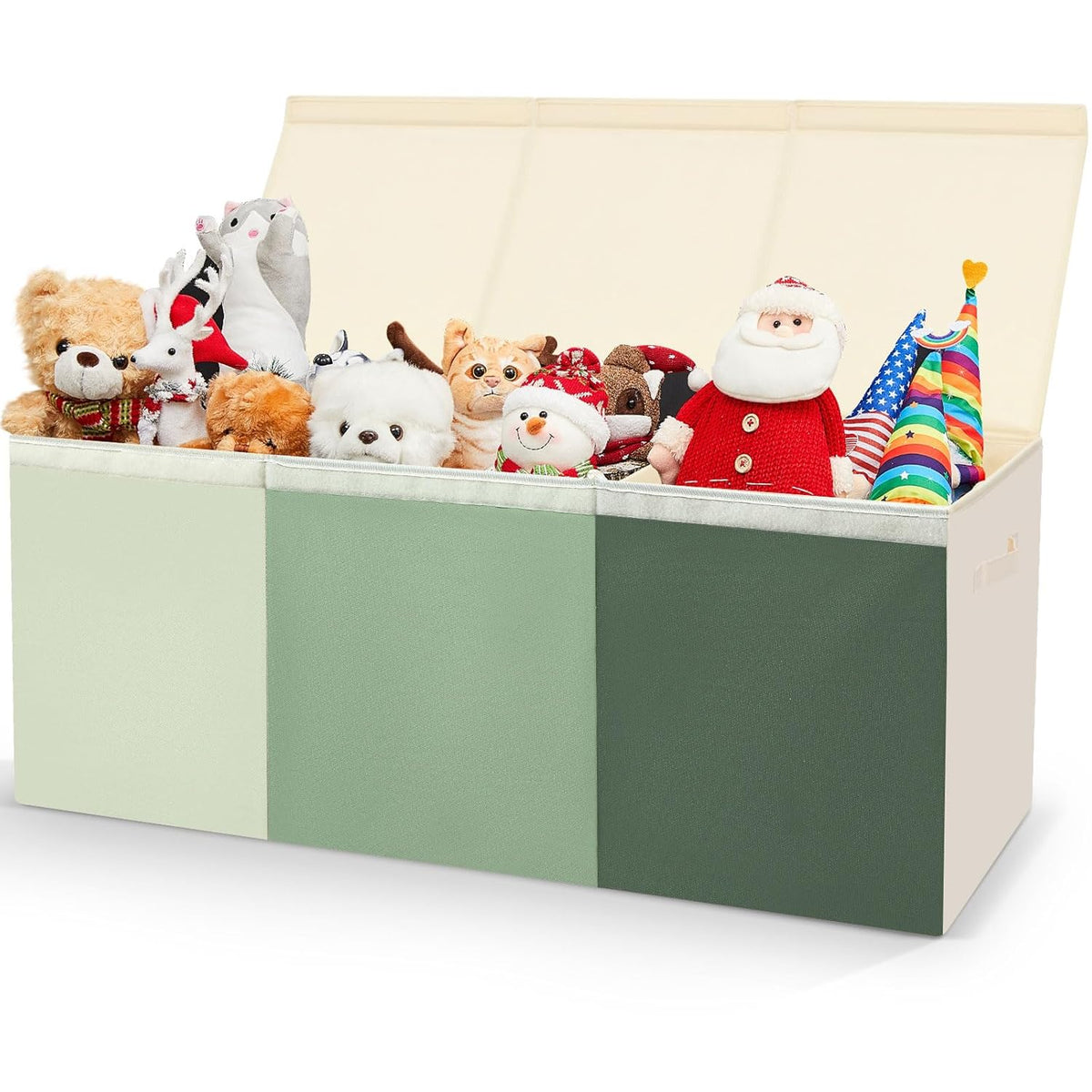 Extra Large Toy Chest with Lid,39 x 13 x 15.7'',Sage Green