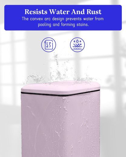 Diaper Pail, Baby Diaper Bin w/Childproof Lock, Blue Diaper Bin