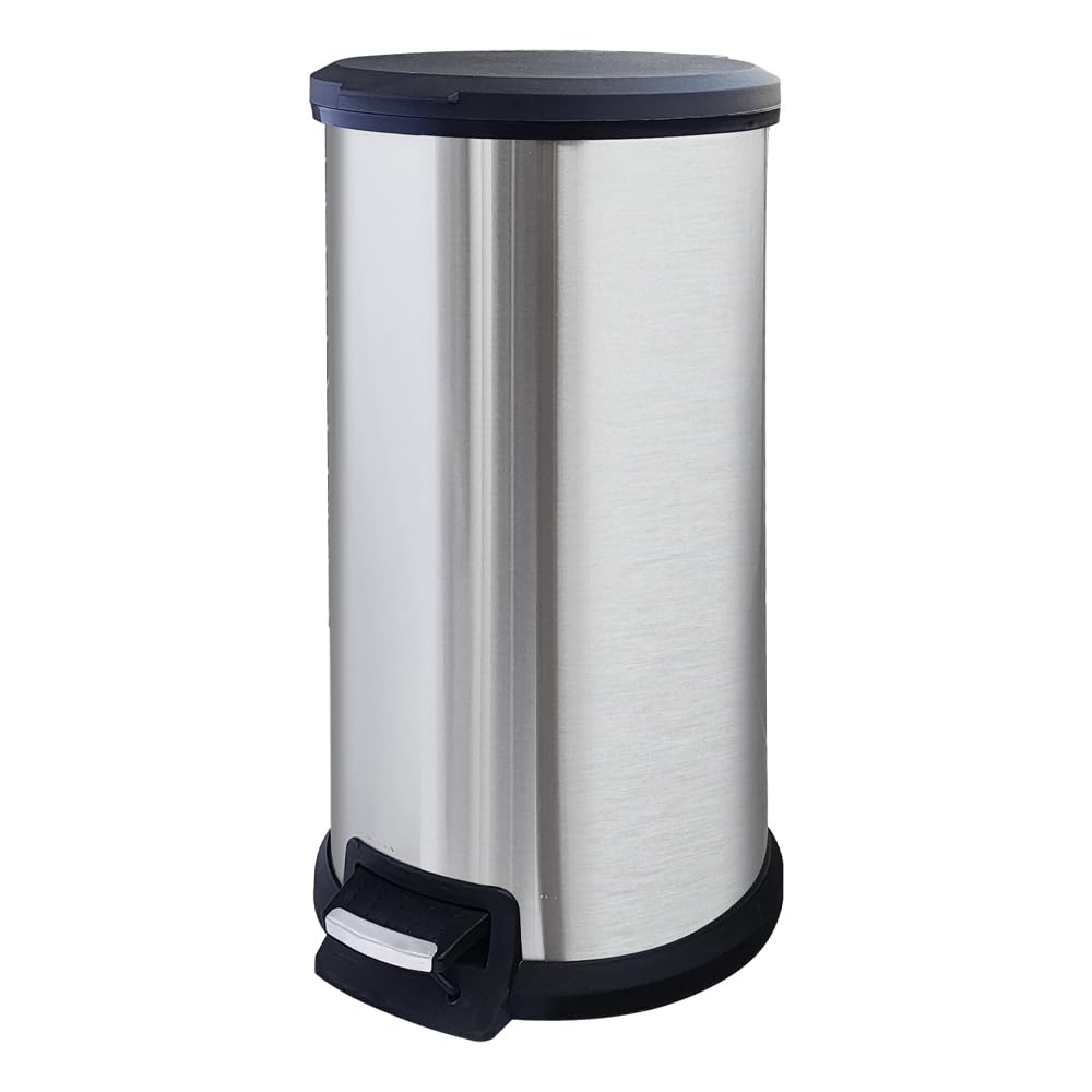 Diaper Pail, Baby Diaper Bin w/Childproof Lock, Blue Diaper Bin