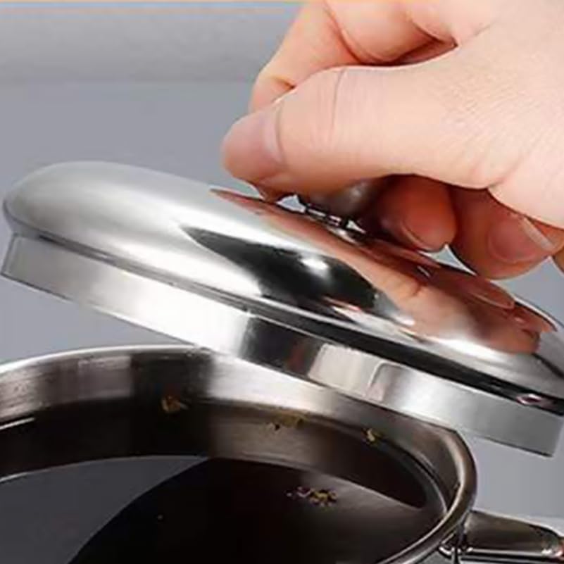 Stainless Steel Cup Lid 1.57 Inch Leakproof Replacement Cover for Coffee Mugs Tea Cups Dustproof Universal Tumbler Lid
