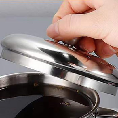 Stainless Steel Cup Lid 1.57 Inch Leakproof Replacement Cover for Coffee Mugs Tea Cups Dustproof Universal Tumbler Lid