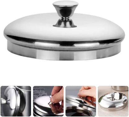 Stainless Steel Cup Lid 1.57 Inch Leakproof Replacement Cover for Coffee Mugs Tea Cups Dustproof Universal Tumbler Lid