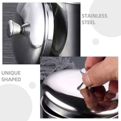 Stainless Steel Cup Lid 1.57 Inch Leakproof Replacement Cover for Coffee Mugs Tea Cups Dustproof Universal Tumbler Lid