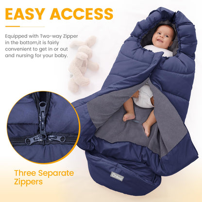 Orzbow Footmuff for Stroller Universal, Weather-Proof Baby Bunting Bag