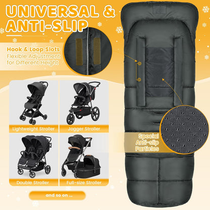 Orzbow Footmuff for Stroller Universal, Weather-Proof Baby Bunting Bag