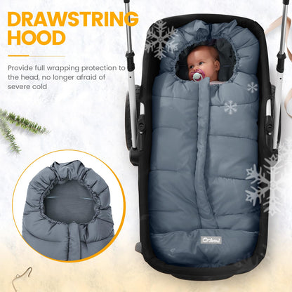 Orzbow Footmuff for Stroller Universal, Weather-Proof Baby Bunting Bag