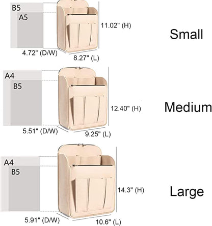 Felt Backpack Organizer Insert for Women and Men, Large Travel Rucksack Insert with High Capacity, Lightweight Bag Organizer with Zipper Pockets