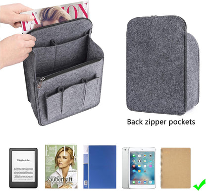 Felt Backpack Organizer Insert for Women and Men, Large Travel Rucksack Insert with High Capacity, Lightweight Bag Organizer with Zipper Pockets