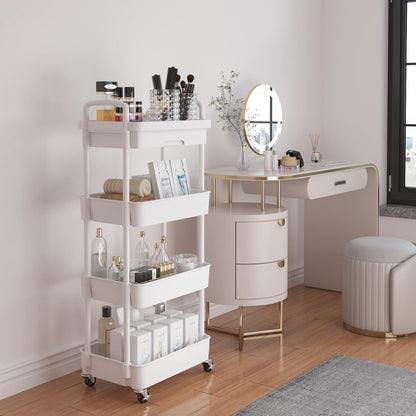 5-Tier Utility Cart with Drawer & Wheels, Storage for Home,Office