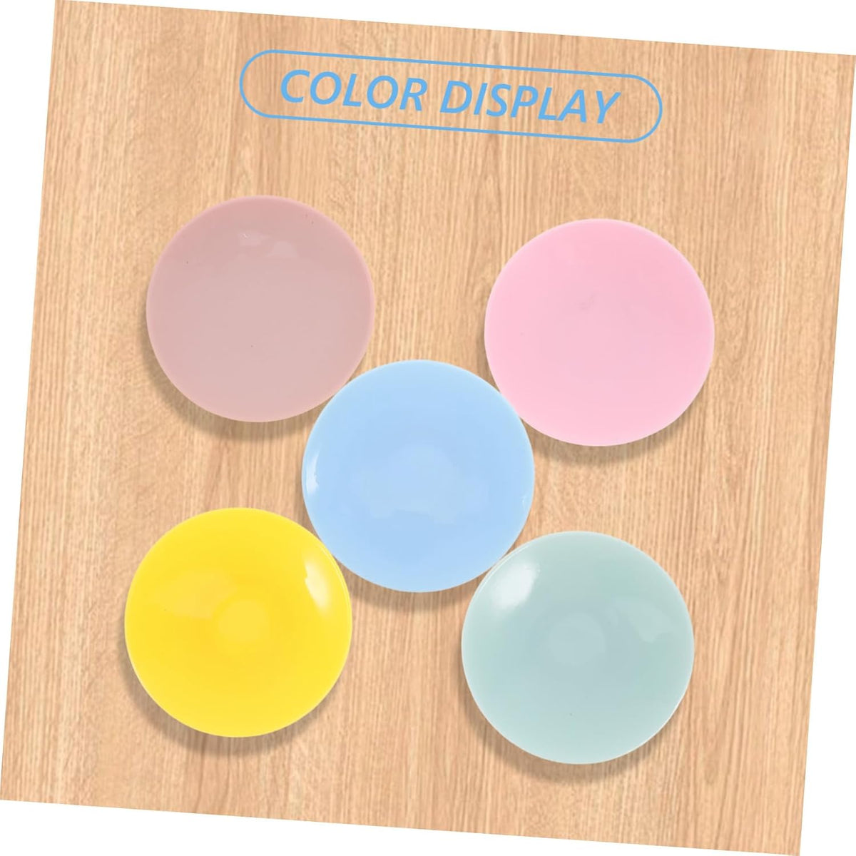 5pcs Silicone Suction Plate Double-Sided Suction Cups for Non-Slip Tableware and Easy to Clean Utensil Rest Pads for Boy Girl and Seniors for Home Dining
