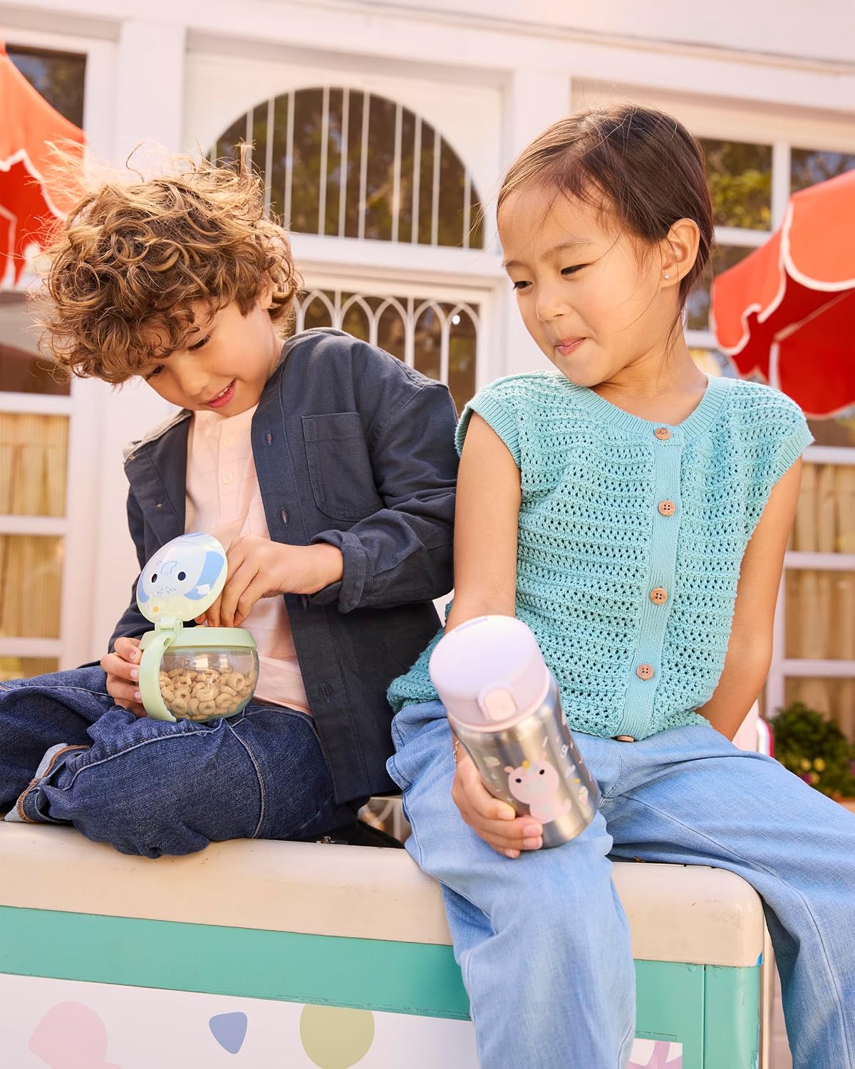 Baby Snack Container, Mealtime Snack Cup, Dino