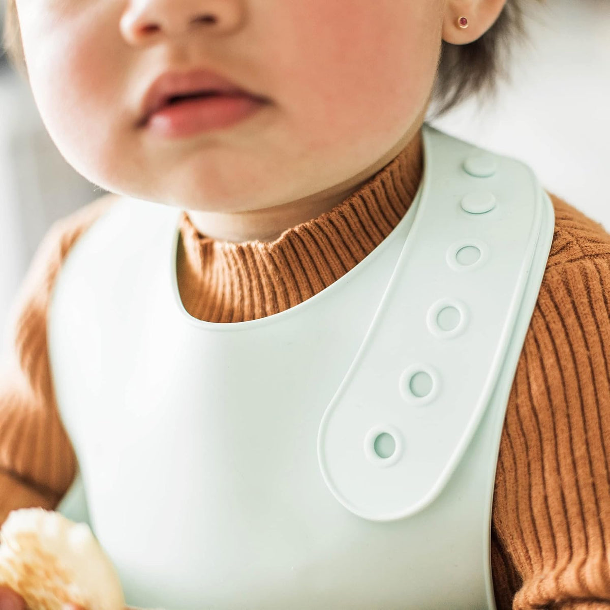 Unisex Baby Silicone Scoop Bib