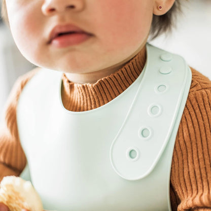 Unisex Baby Silicone Scoop Bib