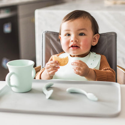 Unisex Baby Silicone Scoop Bib