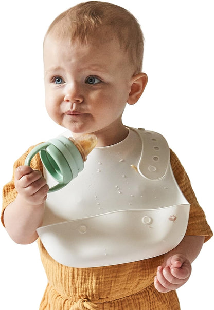 Unisex Baby Silicone Scoop Bib