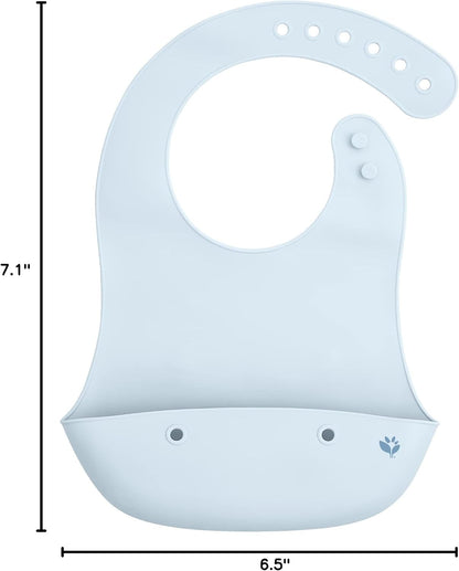 Unisex Baby Silicone Scoop Bib