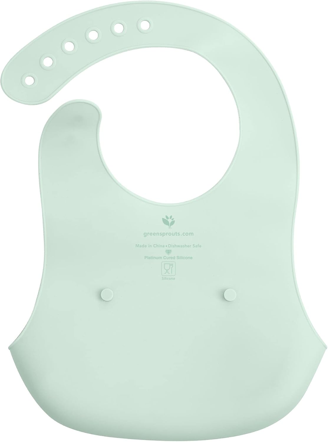Unisex Baby Silicone Scoop Bib