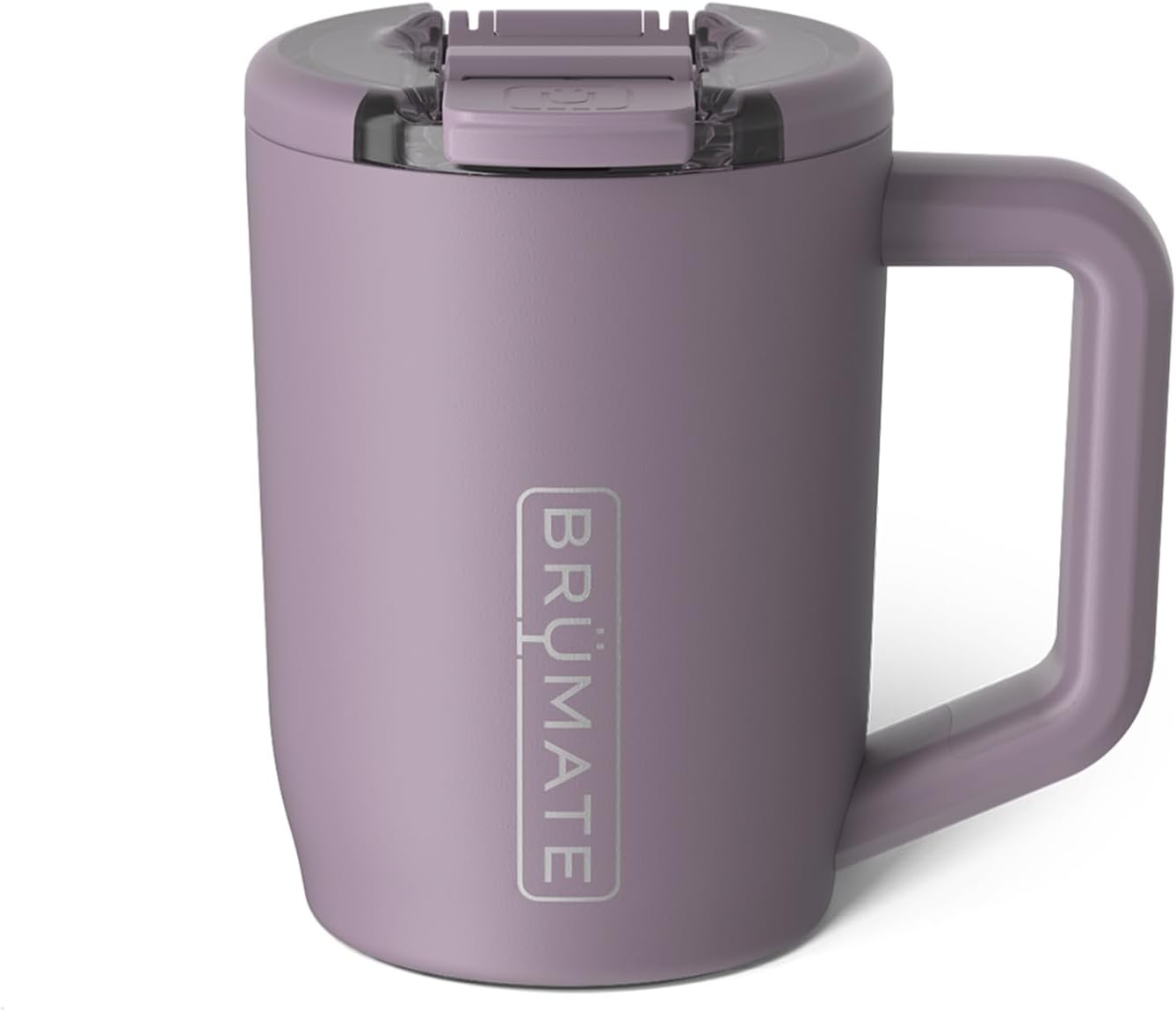 Müv - 15oz 100% Leak Proof Insulated Coffee Mug with Handle & Lid - Stainless Steel Coffee Travel Mug - Double Walled Coffee Cup (Glacier)