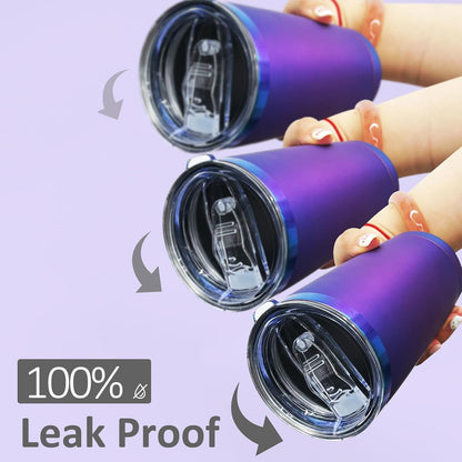 20 oz Tumbler Bulk Stainless Steel Tumblers with Lids and Straws Black | Double Wall Vacuum Insulated, Travel Coffee Mug, Powder Coated, Laser Engrave, Keep Drinks Cold & Hot, Leakproof, 1Pack