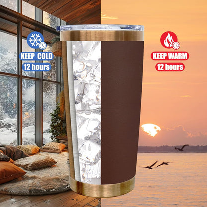 20 oz Tumbler Bulk Stainless Steel Tumblers with Lids and Straws Black | Double Wall Vacuum Insulated, Travel Coffee Mug, Powder Coated, Laser Engrave, Keep Drinks Cold & Hot, Leakproof, 1Pack