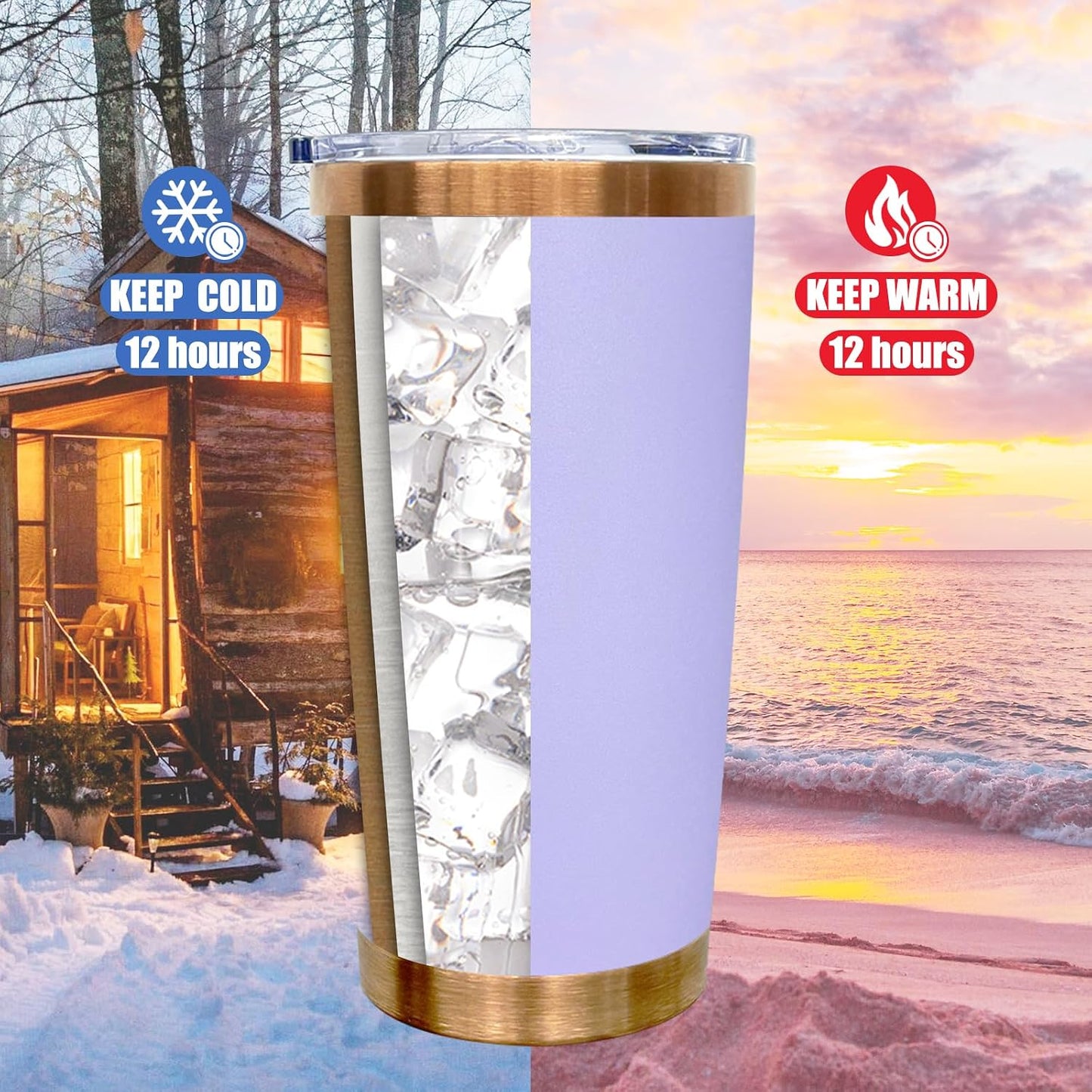 20 oz Tumbler Bulk Stainless Steel Tumblers with Lids and Straws Black | Double Wall Vacuum Insulated, Travel Coffee Mug, Powder Coated, Laser Engrave, Keep Drinks Cold & Hot, Leakproof, 1Pack