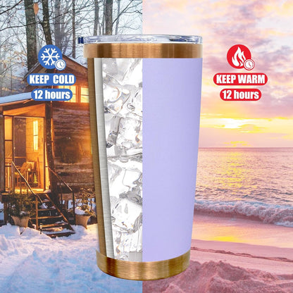 20 oz Tumbler Bulk Stainless Steel Tumblers with Lids and Straws Black | Double Wall Vacuum Insulated, Travel Coffee Mug, Powder Coated, Laser Engrave, Keep Drinks Cold & Hot, Leakproof, 1Pack