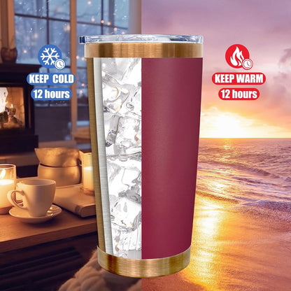 20 oz Tumbler Bulk Stainless Steel Tumblers with Lids and Straws Black | Double Wall Vacuum Insulated, Travel Coffee Mug, Powder Coated, Laser Engrave, Keep Drinks Cold & Hot, Leakproof, 1Pack