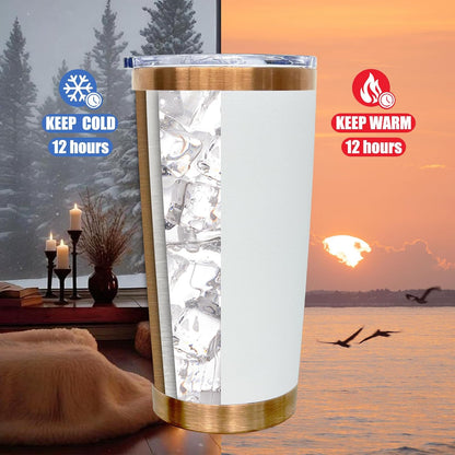 20 oz Tumbler Bulk Stainless Steel Tumblers with Lids and Straws Black | Double Wall Vacuum Insulated, Travel Coffee Mug, Powder Coated, Laser Engrave, Keep Drinks Cold & Hot, Leakproof, 1Pack