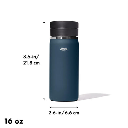 Good Grips 16oz Travel Coffee Mug With Leakproof SimplyClean™ Lid - Dark Cobalt