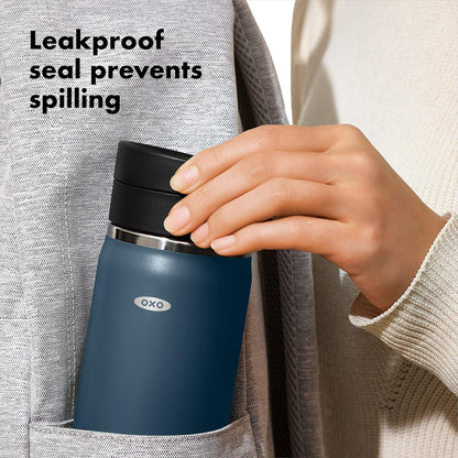 Good Grips 16oz Travel Coffee Mug With Leakproof SimplyClean™ Lid - Dark Cobalt
