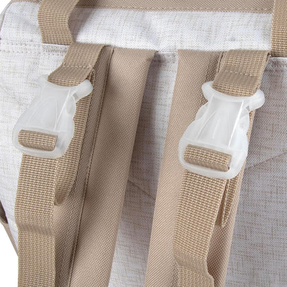 Baby Essentials Super Cooler Main Frame Diaper Backpack with Changing Pad, Stroller Straps, Insulated Bottle Compartment