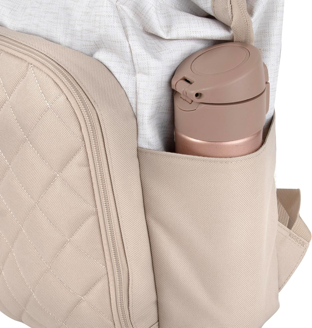 Baby Essentials Super Cooler Main Frame Diaper Backpack with Changing Pad, Stroller Straps, Insulated Bottle Compartment