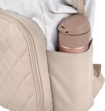 Baby Essentials Super Cooler Main Frame Diaper Backpack with Changing Pad, Stroller Straps, Insulated Bottle Compartment