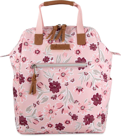 Baby Essentials Super Cooler Main Frame Diaper Backpack with Changing Pad, Stroller Straps, Insulated Bottle Compartment