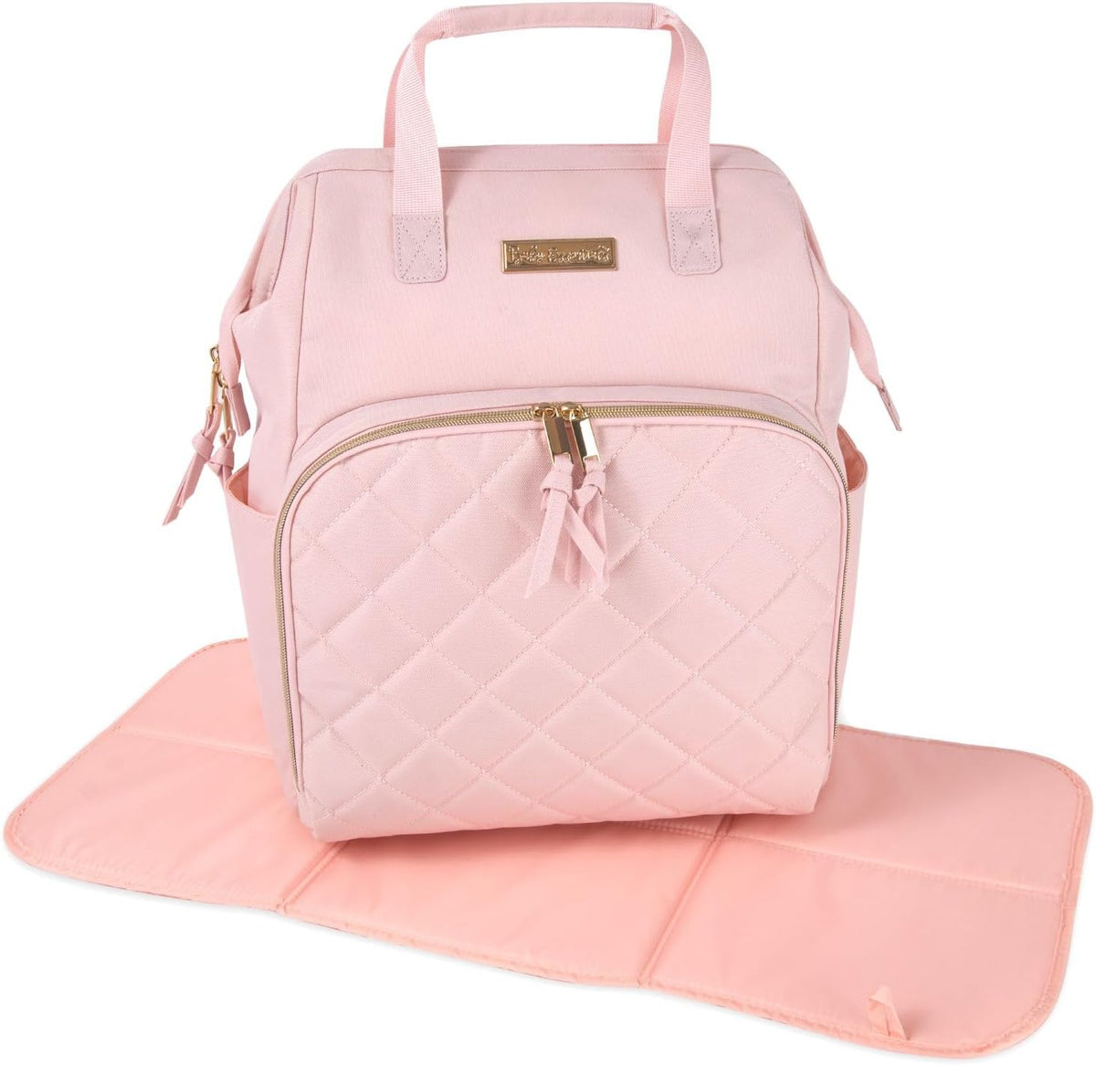 Baby Essentials Super Cooler Main Frame Diaper Backpack with Changing Pad, Stroller Straps, Insulated Bottle Compartment
